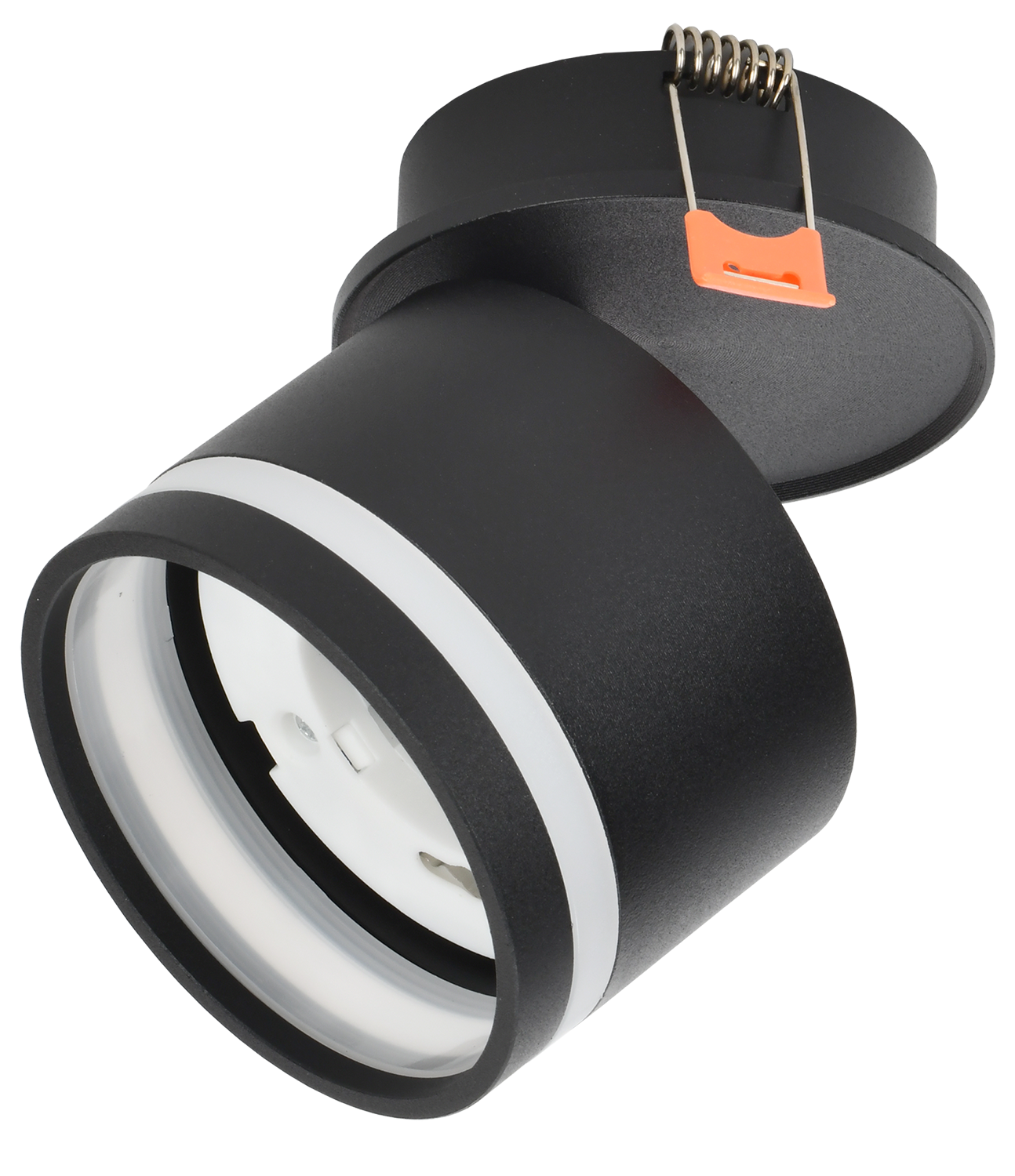 LIGHTING Светильник 4033 встраиваемый поворотный под лампу GX53 черный IEK