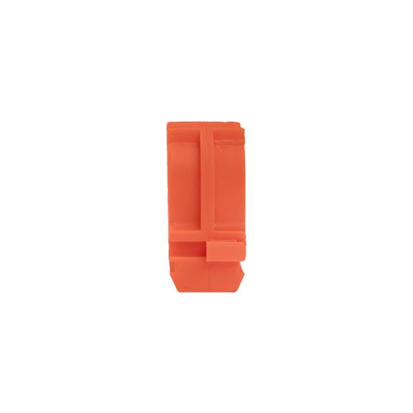 Крепеж-клипса d16 мм (10 шт) оранжевая EKF-Plast - Фото 2