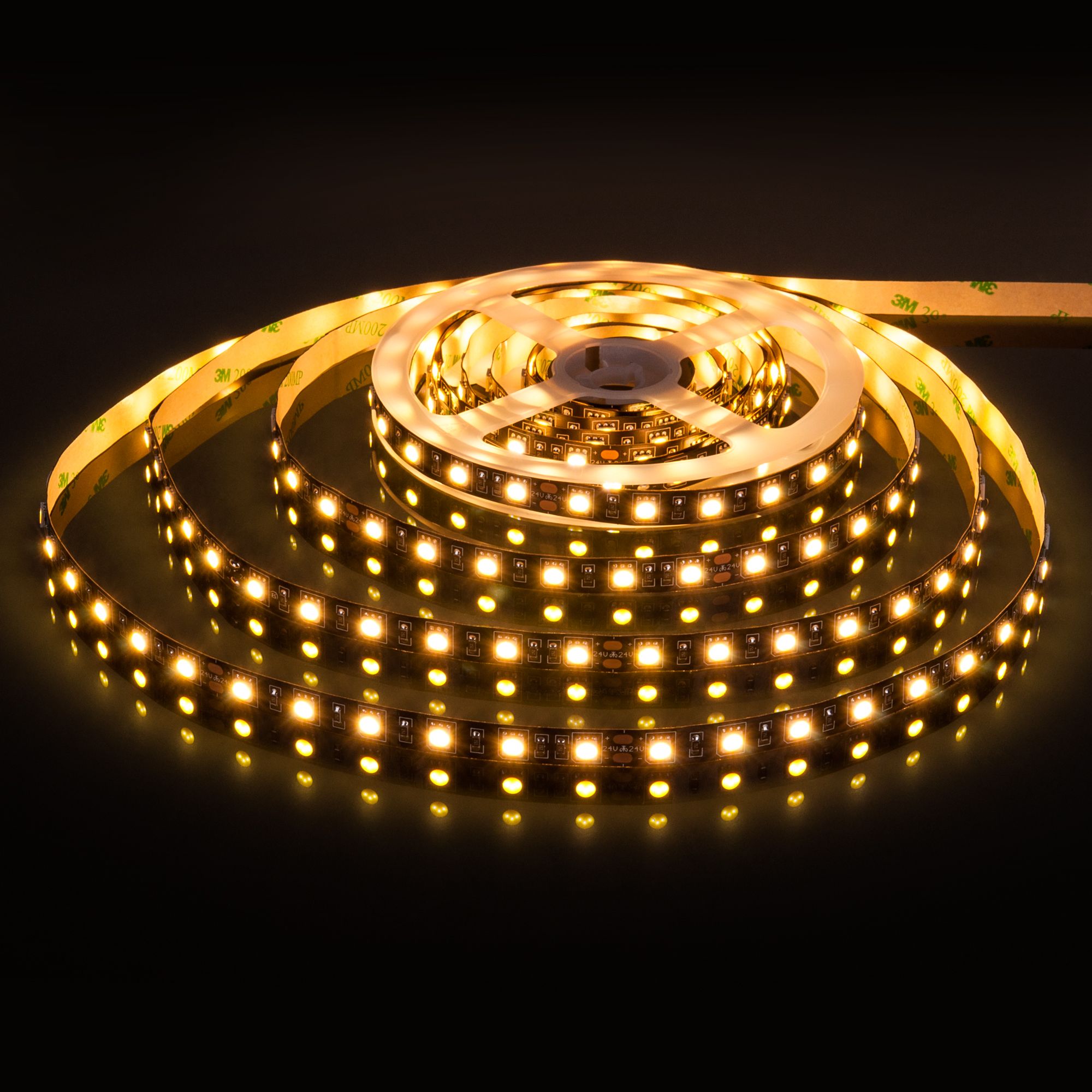 Лента светодиодная 24V 14,4W 60Led 5050 IP20 тёплый белый, Black, 5м Elektrostandard - Фото 2