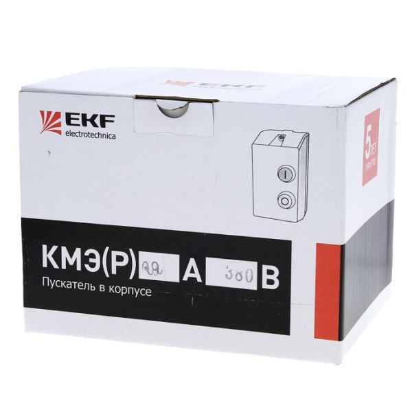 Пускатель в корпусе КМЭ 12А 380В с РТЭ IP65 EKF - Фото 3
