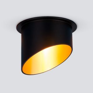Светильник точечный 7005 MR16 BK/GD черный/золото Elektrostandard a040980