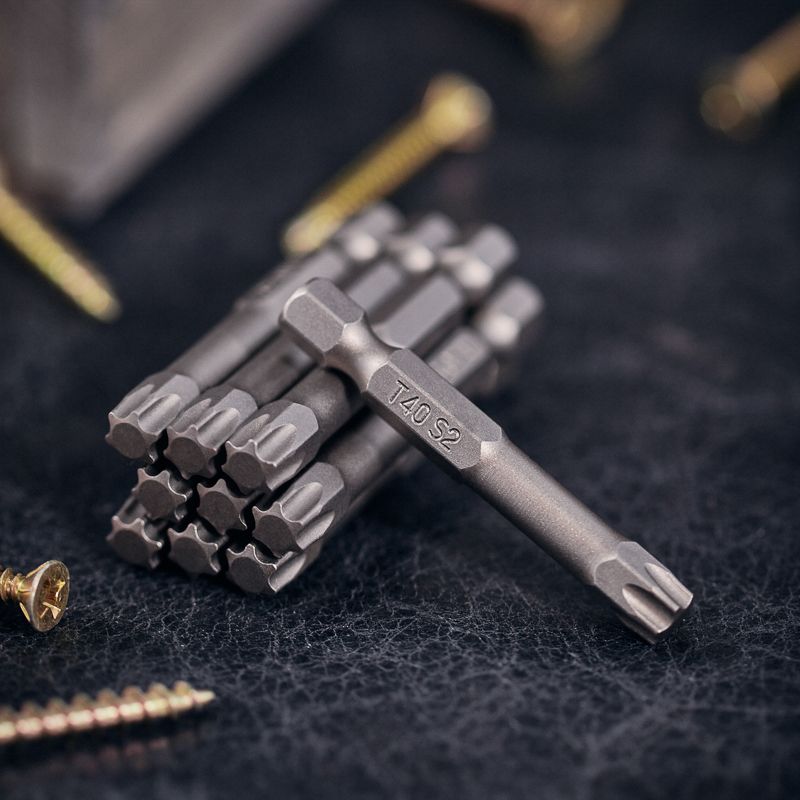 Бита Torx T-40х50 мм для шуруповерта (упак. 10 шт.) Kranz - Фото 2