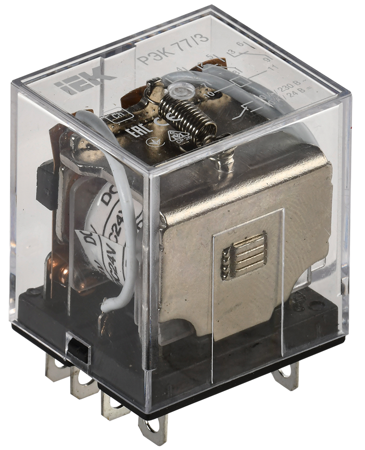 Реле РЭК77/3(LY3) 10А 24В DC IEK