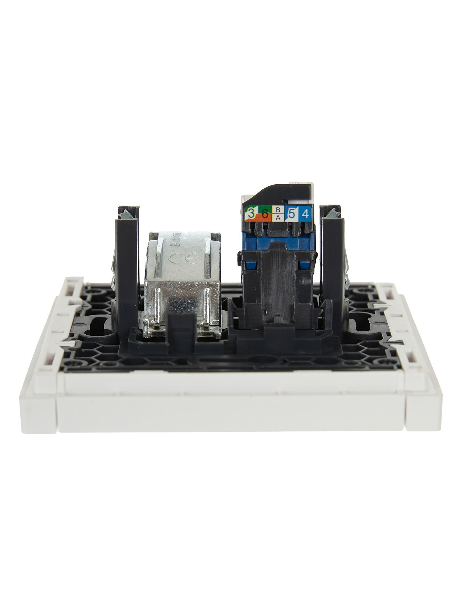 FORTE&PIANO Розетка двойная TV+RJ45 кат.6 FP237 белый IEK - Фото 6