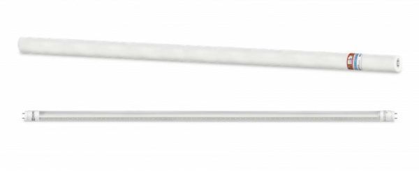 Лампа светодиодная LED-T8-П-PRO 20Вт трубчатая с двухсторонним цоколем прозрачная 6500К холод. бел. 