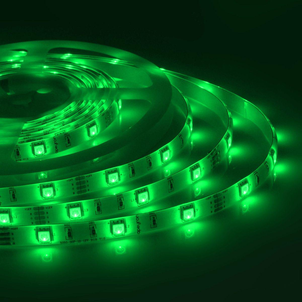 Комплект светодиодной ленты smd5050 30д/м 12В IP65 5м RGB Apeyron - Фото 25