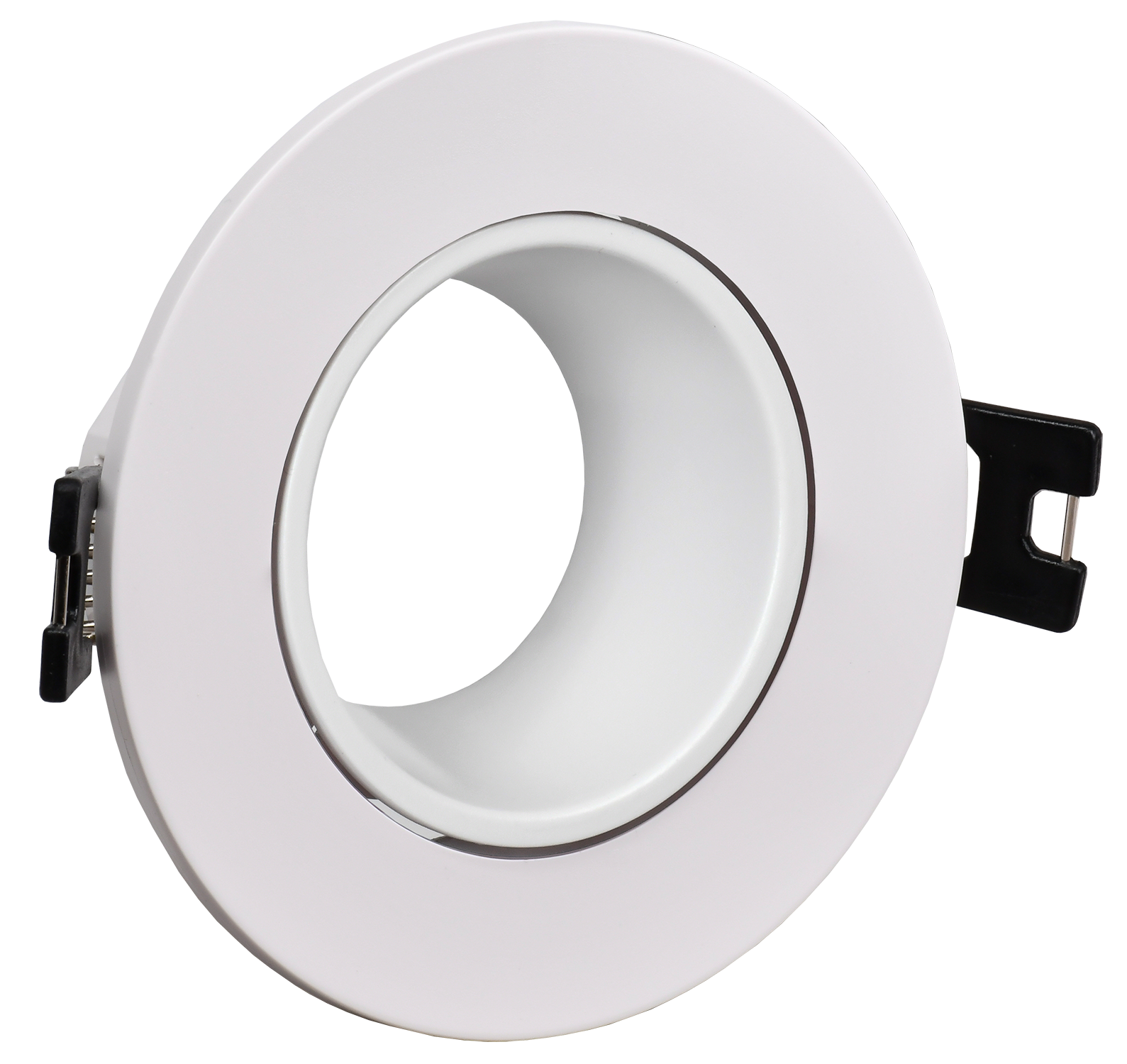 LIGHTING Светильник 4104 встраиваемый под лампу MR16 круг пластиковый белый IEK