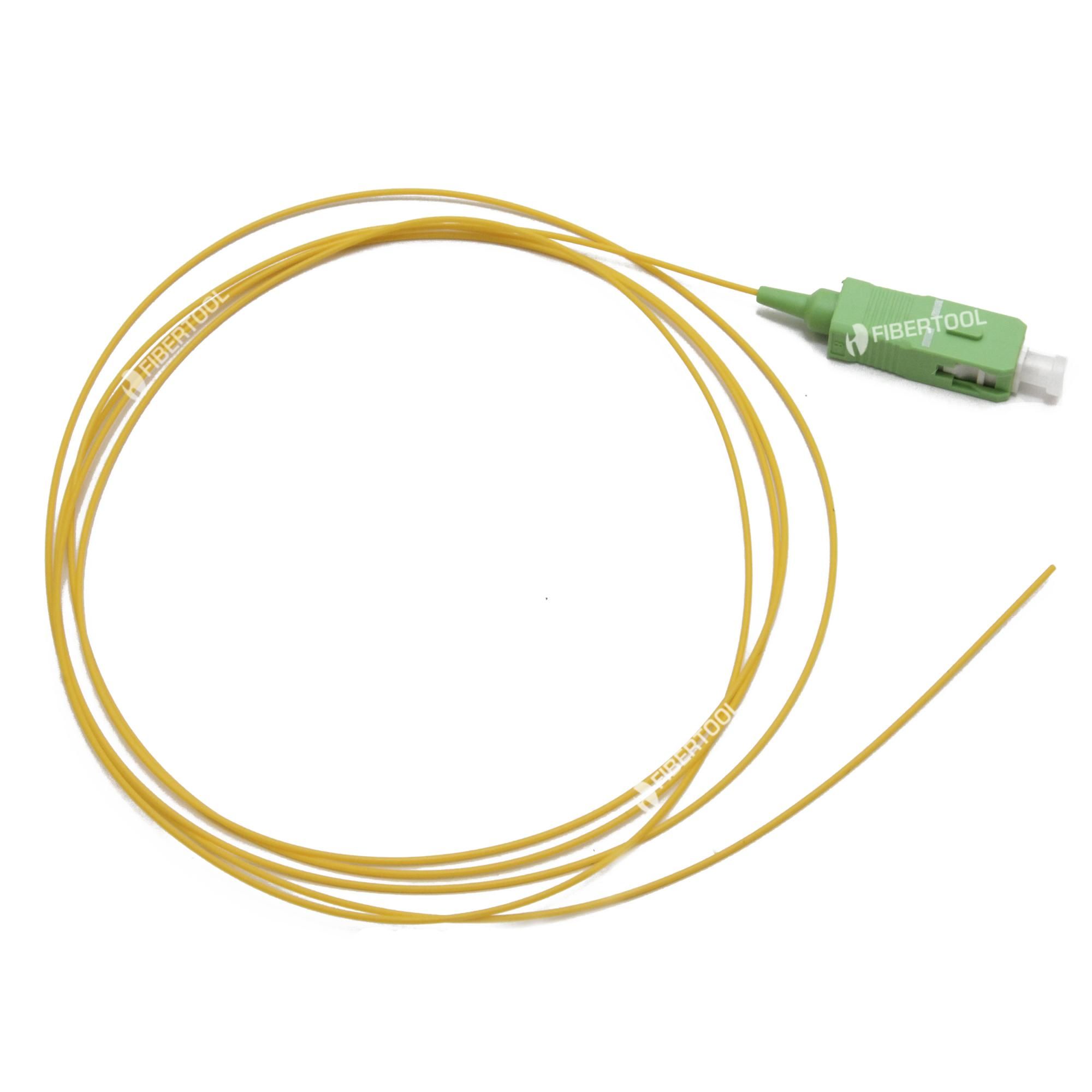 Адаптер оптический SC/APC SM 0,9мм, 1,5м, 9/125мкм G657, одномодовый SC/APC