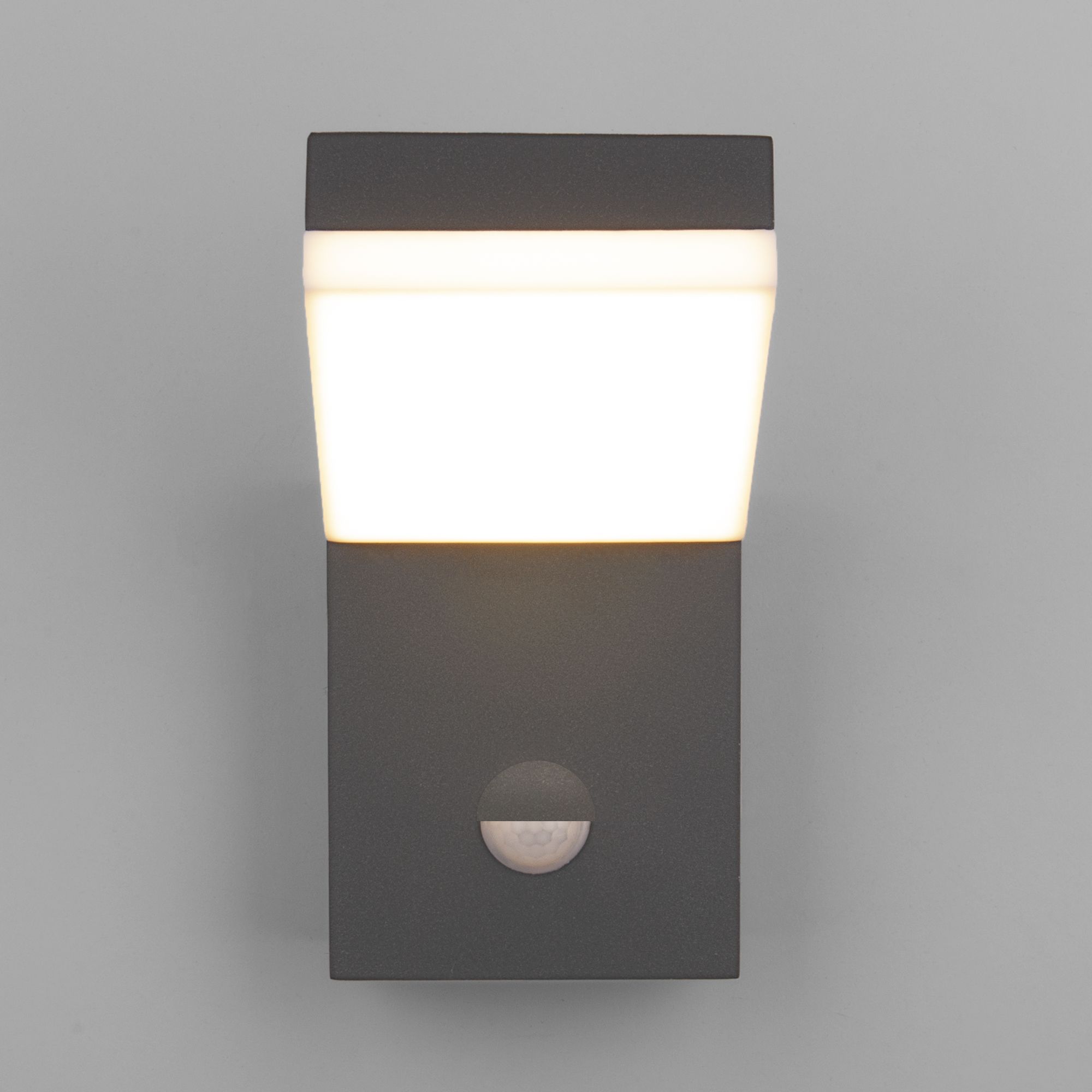 Светильник светодиодный уличный настенный Sensor IP54 (с датчиком движения) 1541 TECHNO LED серый El - Фото 3