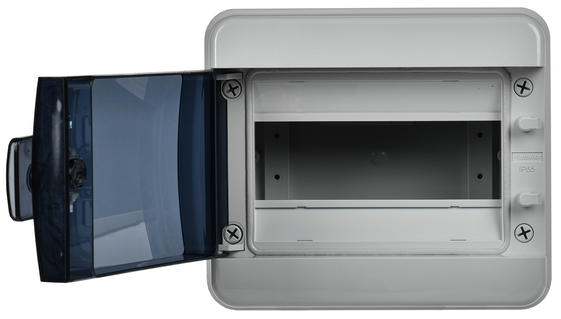 TEKFOR Корпус пластиковый КМПн-8 IP65 черная прозрачная дверь IEK - Фото 5