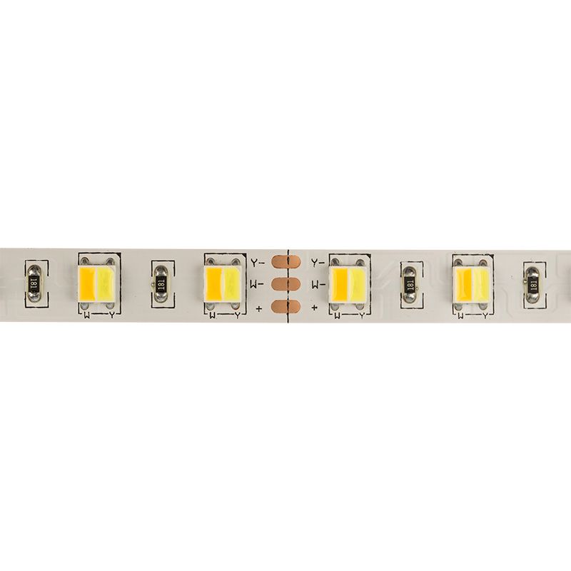 Лента светодиодная 12В, SMD5050, 60 LED/м, 6000К+3000К, 12мм, 5м, IP20 LAMPER