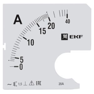 Шкала сменная для A961 20/5А-1,5 EKF s-a961-20