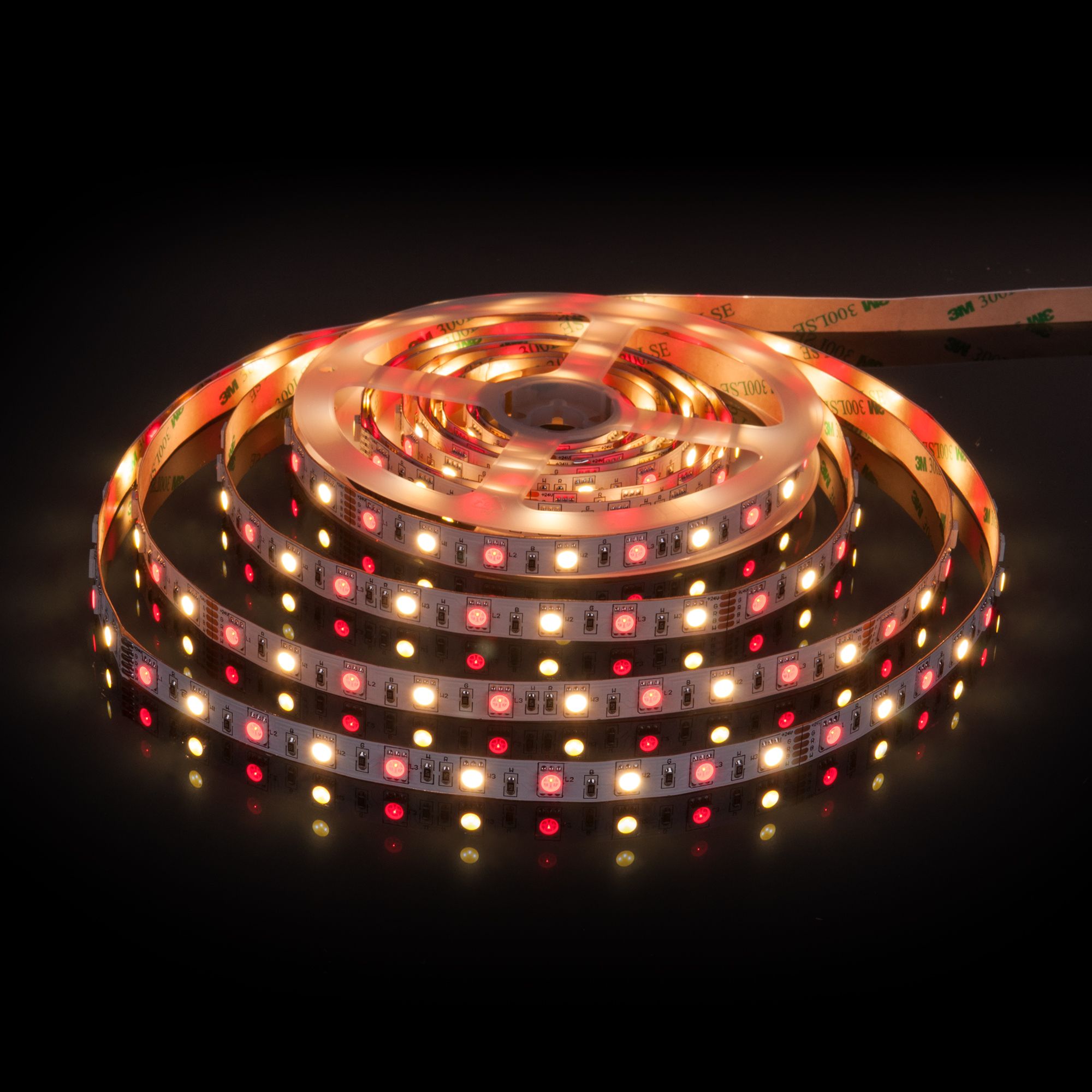Лента светодиодная 24V 14,4W 60Led 5050+5050 IP20 MIX RGB/теплый белый, 5м Elektrostandard - Фото 4