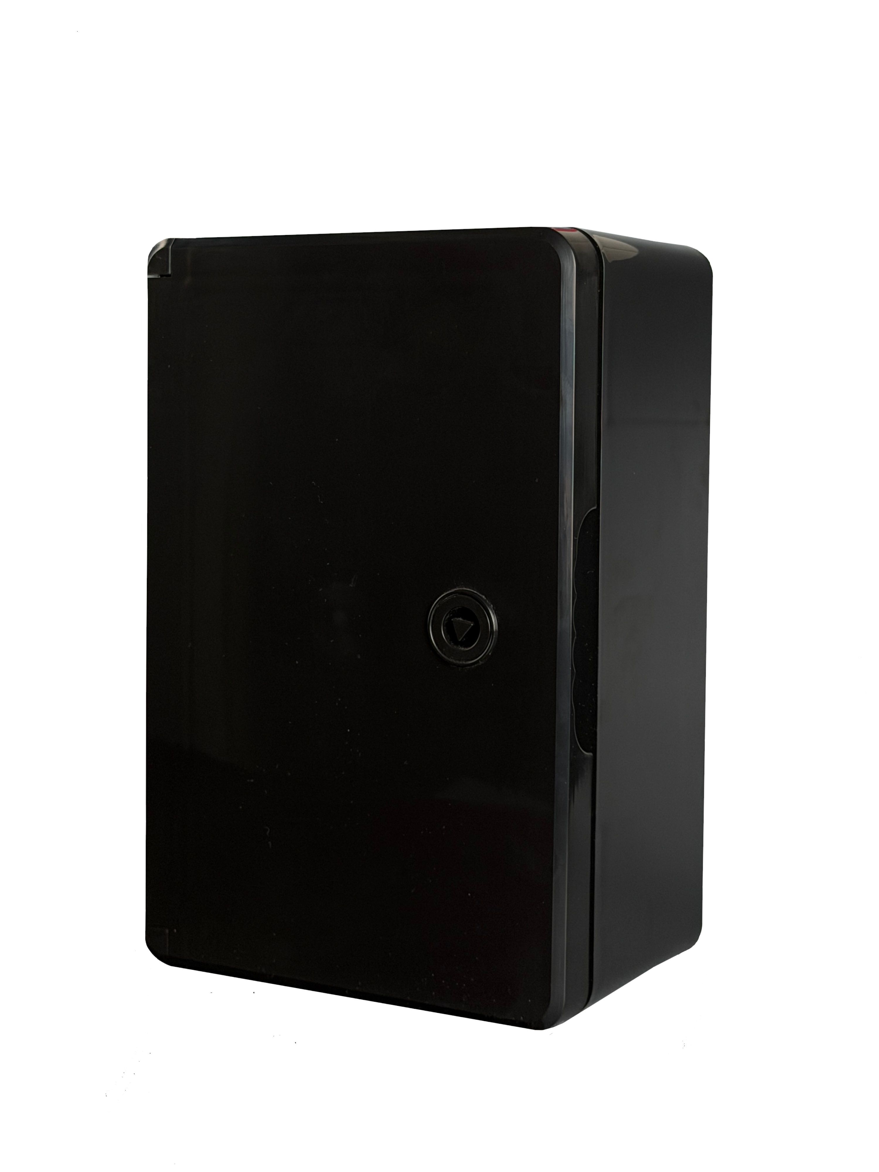 Корпус пластиковый ЩМПп 300х200х130мм IP65, черный DEKRON (УЦЕНКА) DEK-N-302013-65-Bуц