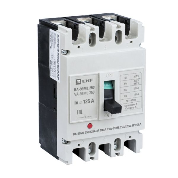 ВА-99МL 250/125А 3P 20кА EKF Basic