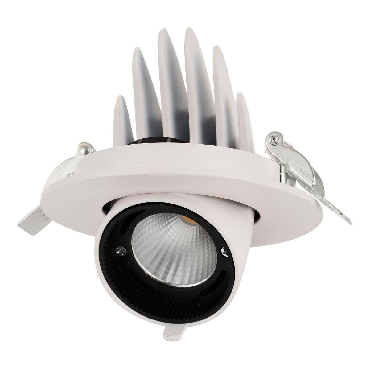 Панель светодиодная встраиваемая круглая PLED DL4 18W 4000K 24° поворот  White  IP40 Jazzway