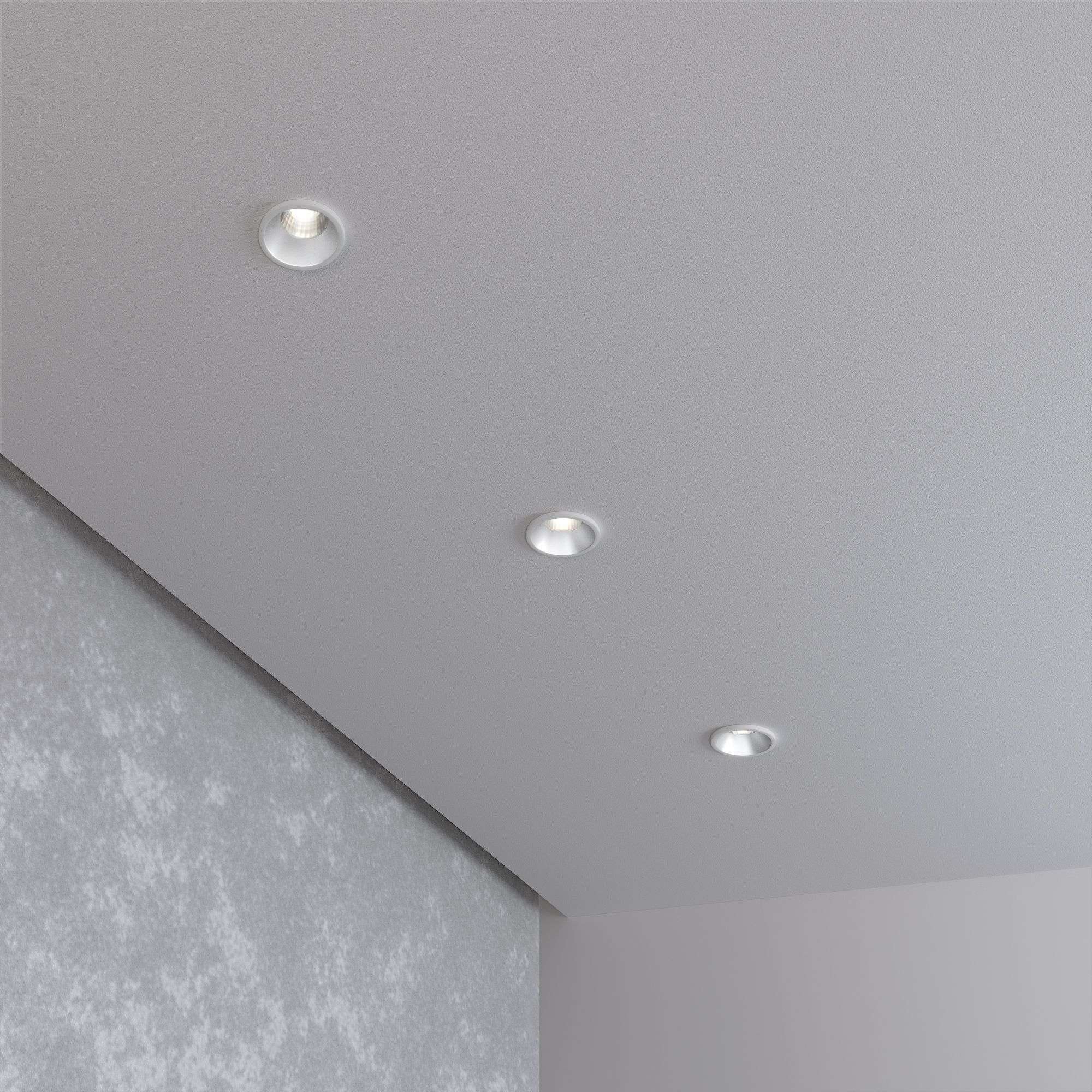 Светильник светодиодный встраиваемый точечный 15269/LED 3W 4200K белый/сатин никель Elektrostandard - Фото 4