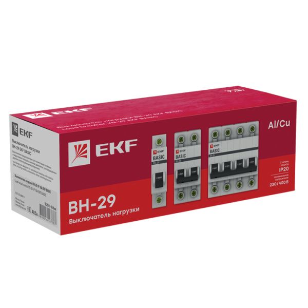 Выкл. нагрузки 1P 16А ВН-29 Basic - Фото 3