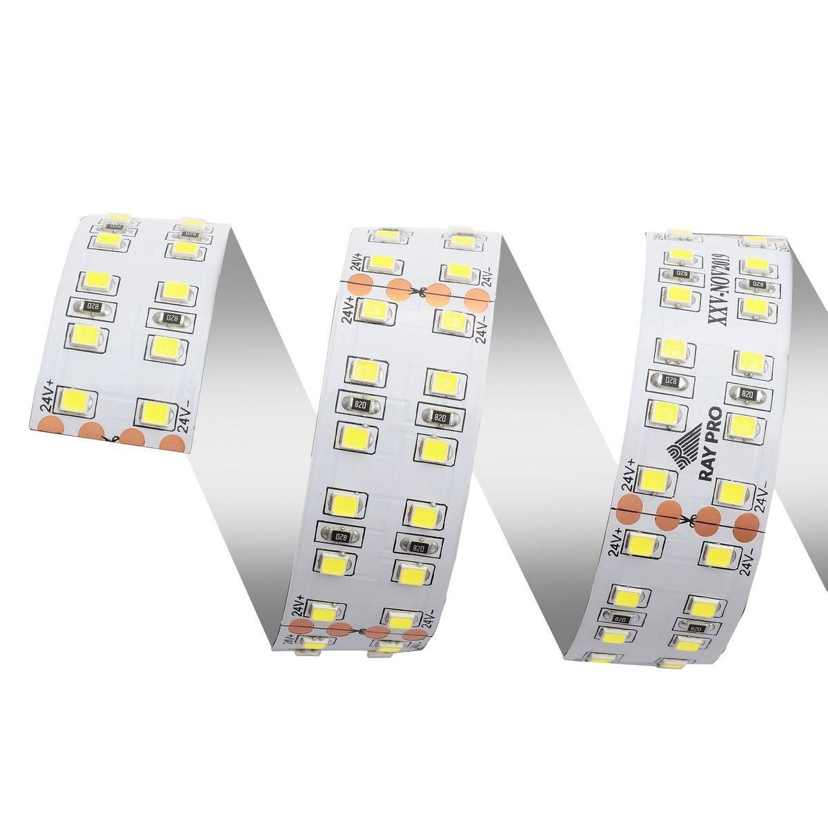 Лента светодиодная ПРО smd2835 240д/м 24В 6500К IP20 5м 00-305 Apeyron - Фото 11