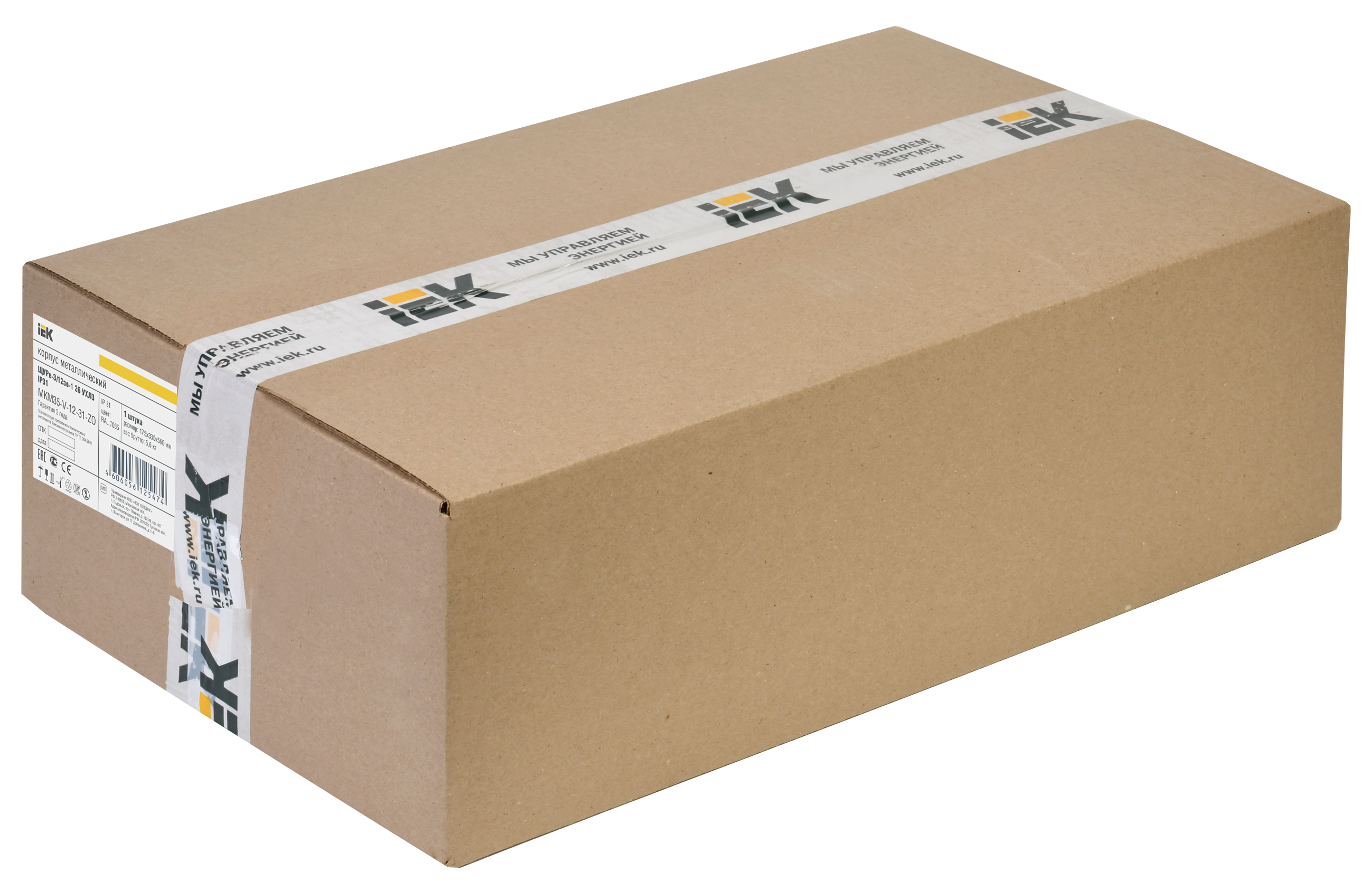 TITAN Корпус металлический ЩУРв-3/12 (550х320х165мм) IP31 IEK - Фото 2