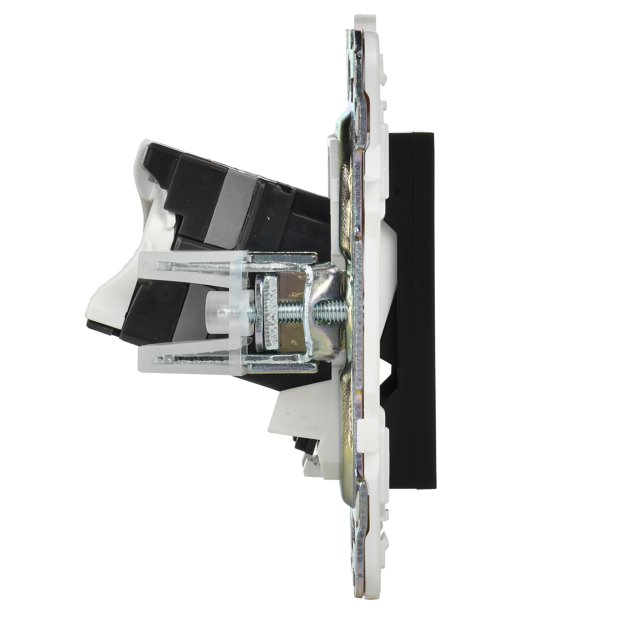 SKANDY Розетка компьютерная двойная RJ45 кат.5E SK-K03Bl черный IEK - Фото 3