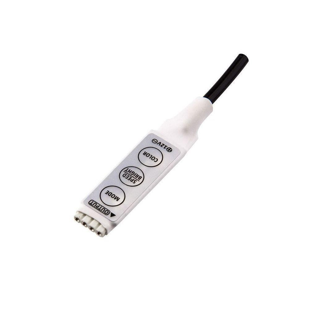 Мини-контроллер RGB 12В/144Вт (УПАКОВКА-3ШТ!!!)  белый Jazzway