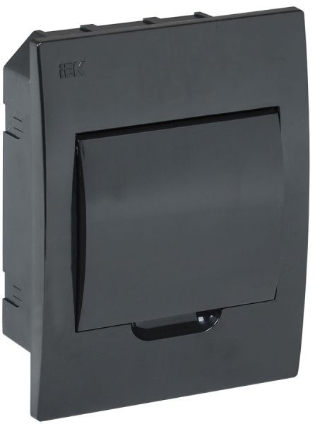 KREPTA 3 Корпус пластиковый ЩРВ-П-6 IP41 черная дверь черный IEK