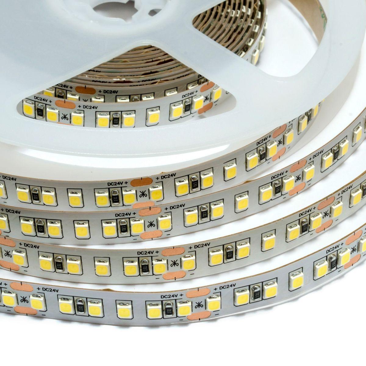 Лента светодиодная ПРО smd2835 26Вт/м 240д/м 24В 3000К IP20 5м Apeyron - Фото 9