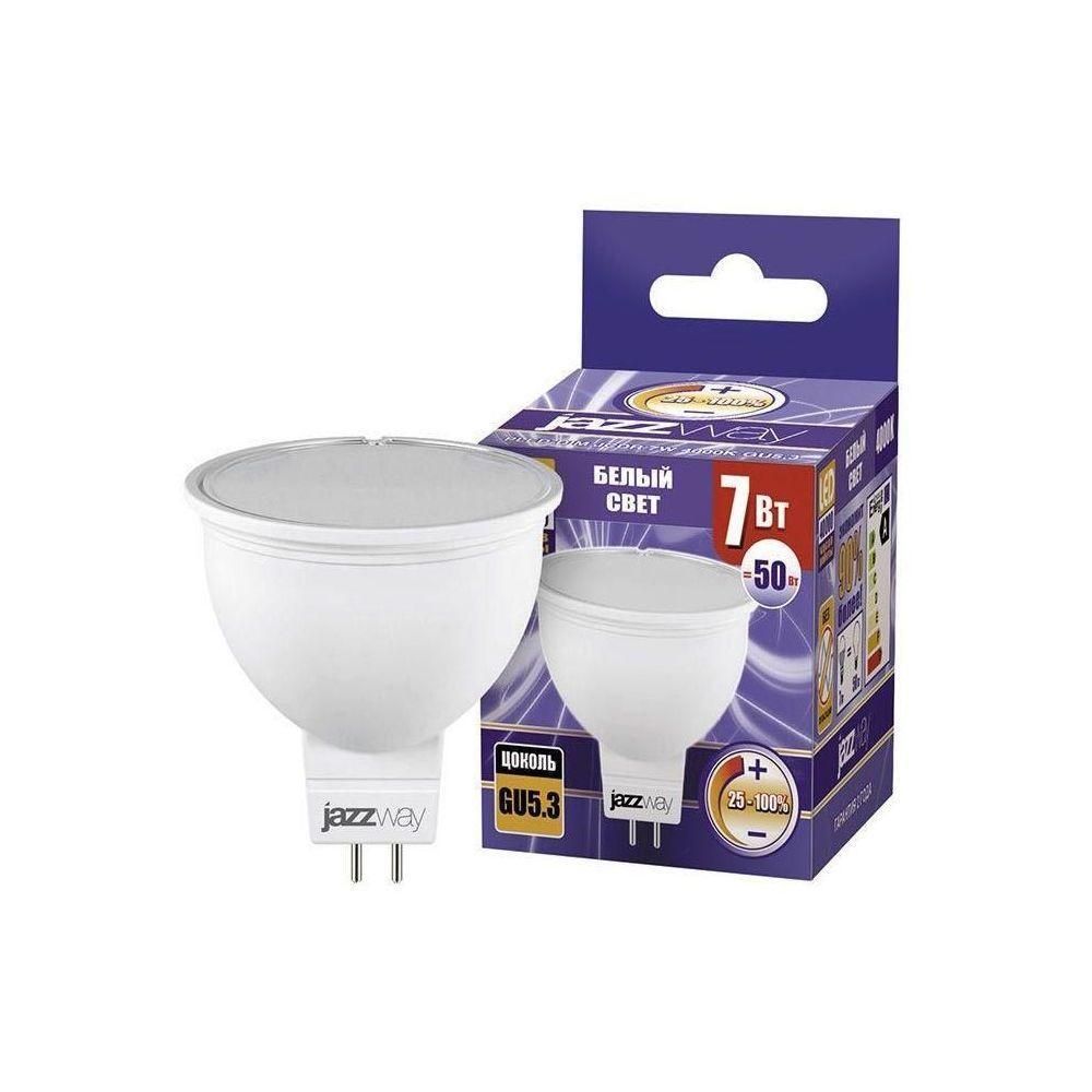 Лампа PLED- DIM JCDR  7w 4000K 540Lm GU5.3 230/50 Jazzway