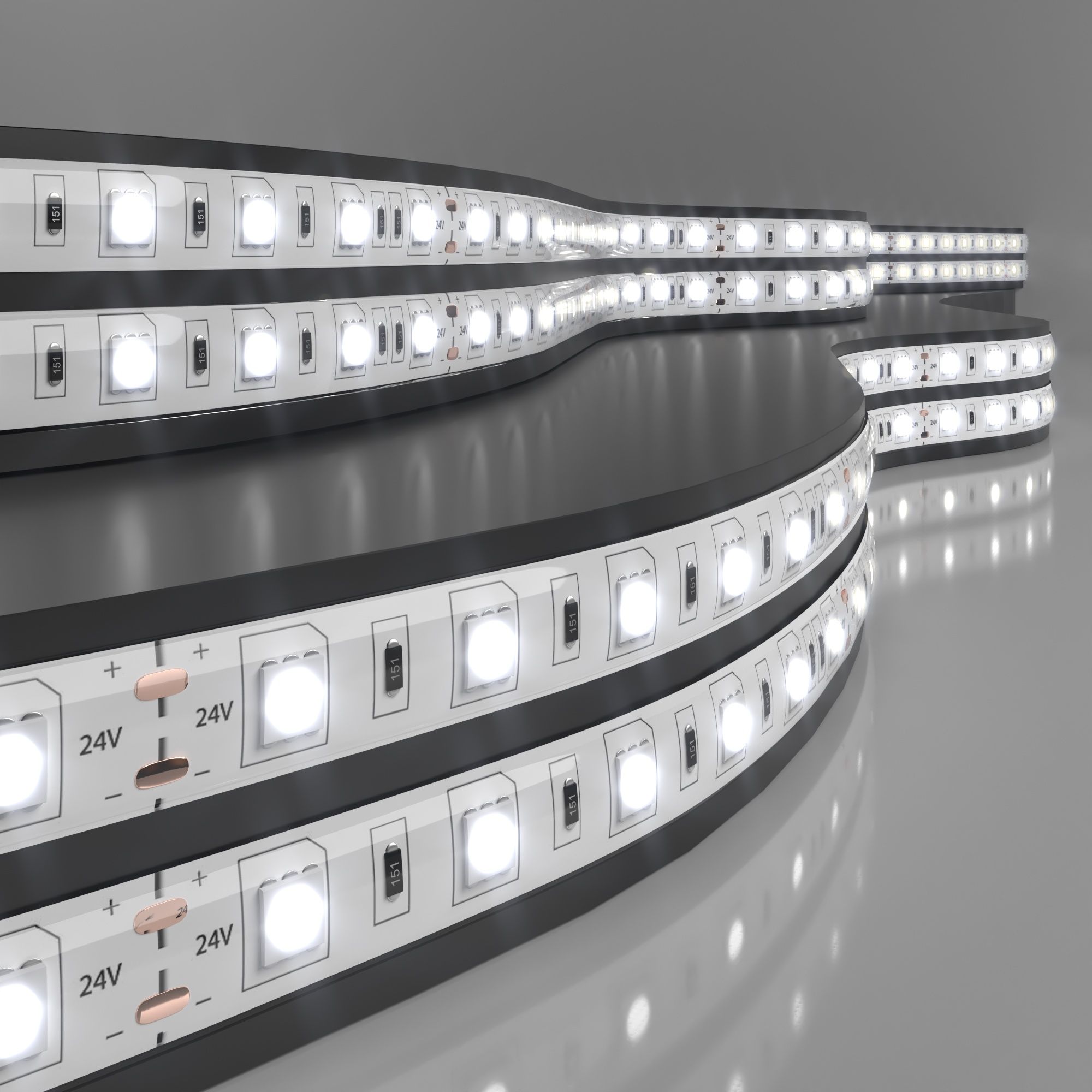 Лента светодиодная 24V 14,4W 60Led 5050 IP65 дневной белый, 5м Elektrostandard