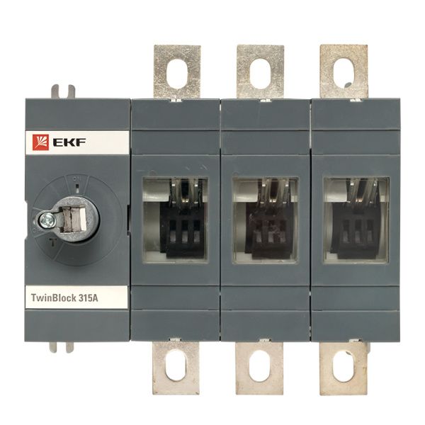 Рубильник 315A 4P без рукоятки управления TwinBlock EKF