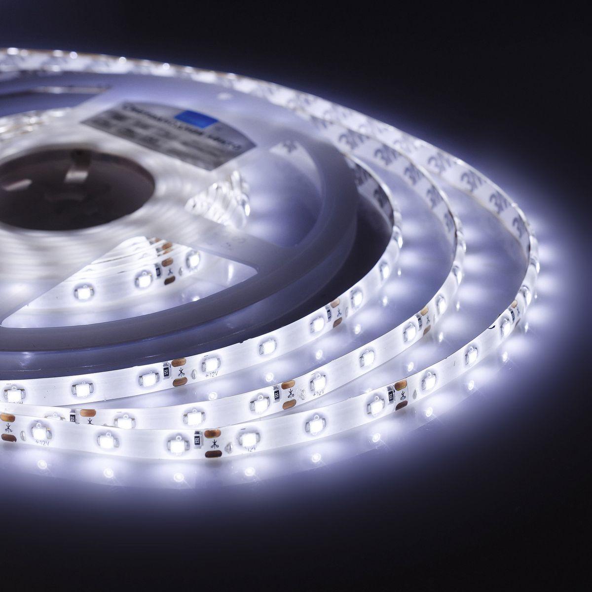 Лента светодиодная в блистере СТ smd3528 60д/м 12В 6500К IP65 5м Apeyron