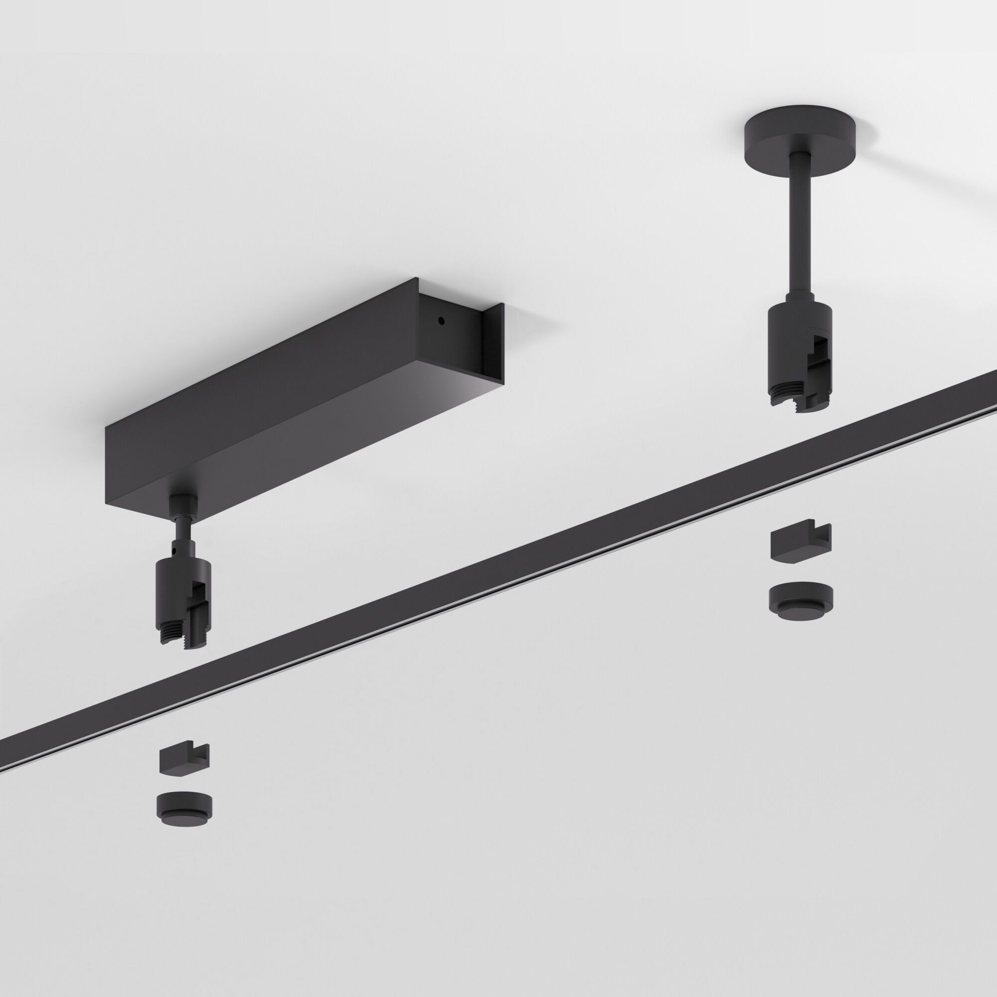 Esthetic Magnetic Декоративная стойка с вводом питания (с местом под трансформатор) h124mm SMALL 851 - Фото 3