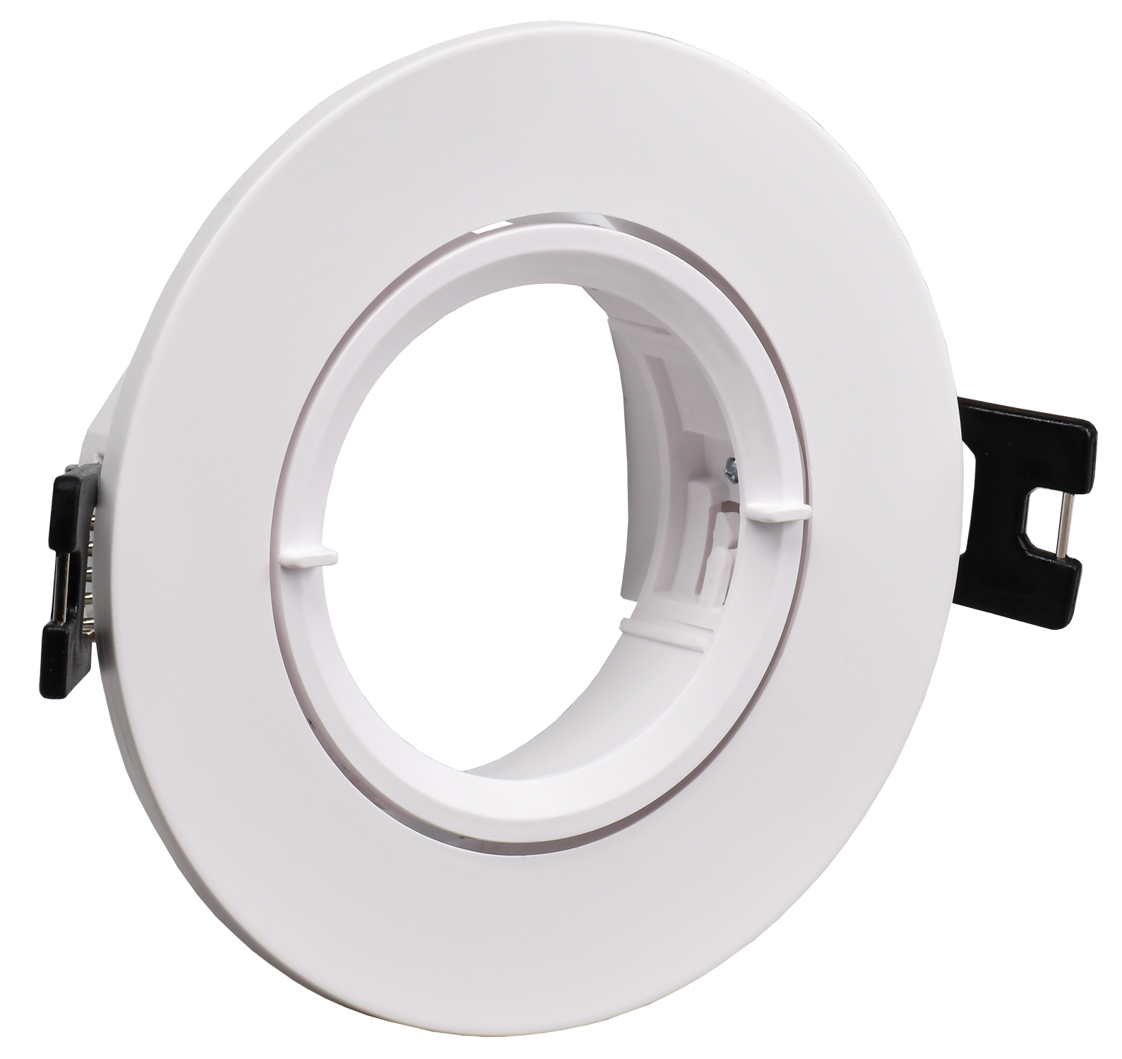 LIGHTING Светильник 4105 встраиваемый под лампу MR16 круг пластиковый белый IEK