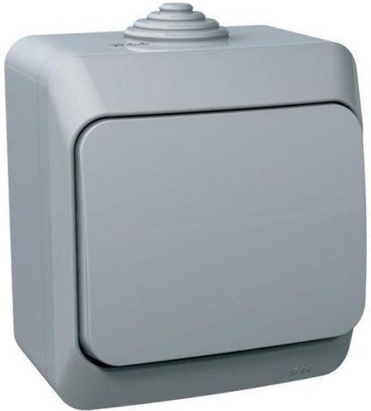 Выключатель 1-кл. ОП Этюд 10А IP44 10AX сер. SE BA10-041C - Фото 3