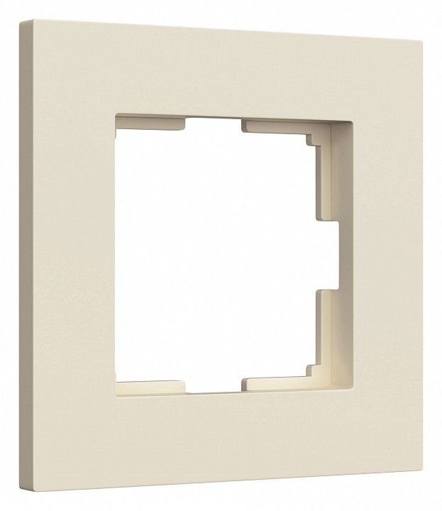 Рамка на 1 пост Slab (айвори матовый) Werkel