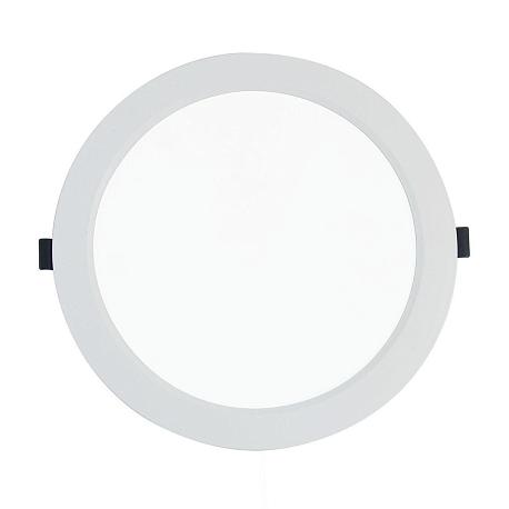 Панель светодиодная встраиваемая круглая PLED DL6 10w 6500K IP40 белая Jazzway - Фото 2