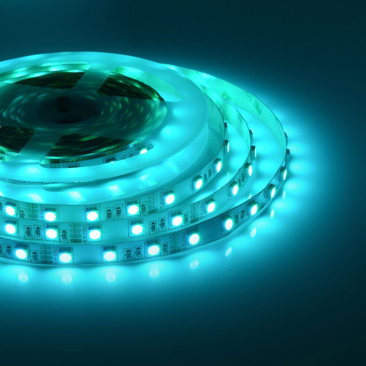 Лента светодиодная в блистере СТ smd5050 60д/м 12В IP20 5м RGB Apeyron - Фото 21
