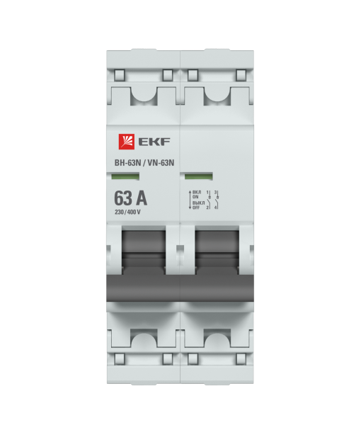 Выкл. нагрузки 2P 63А ВН-63N EKF PROxima