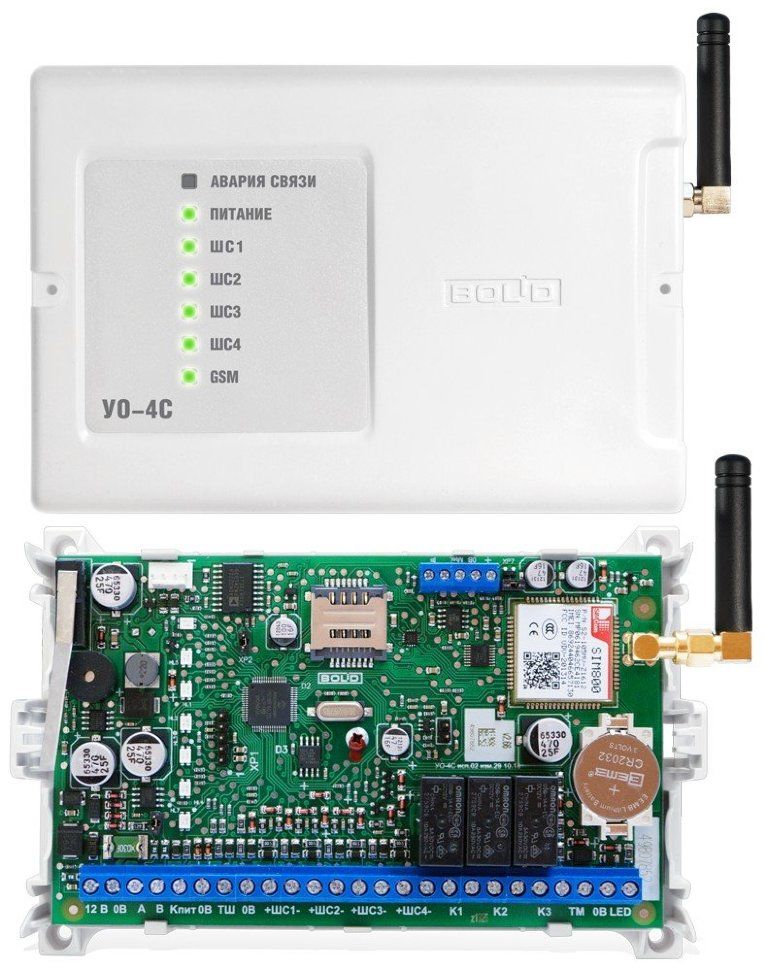 Устройство оконечное по каналам GSM УО-4С исп. 02