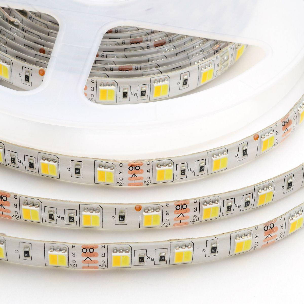 Лента светодиодная СТ smd5050 60д/м 12В 3000К+6500К IP65 5м Apeyron - Фото 8