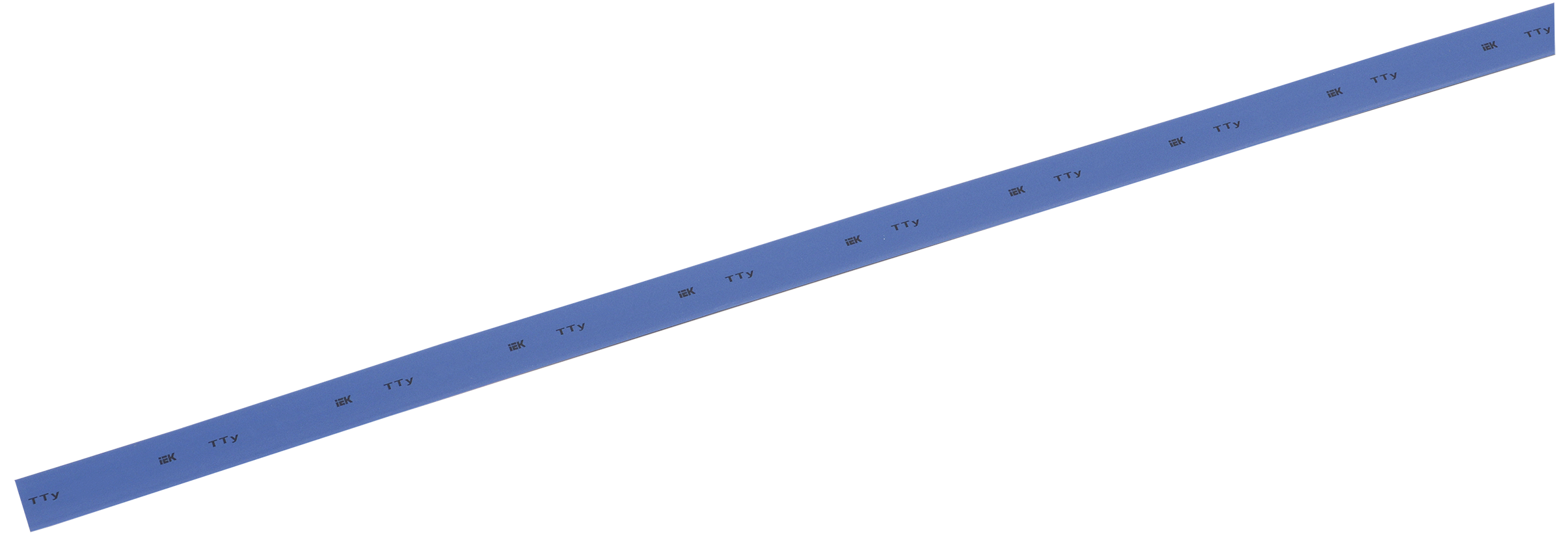Трубка термоусадочная ТТУ нг-LS 8/4 синяя (1м) IEK