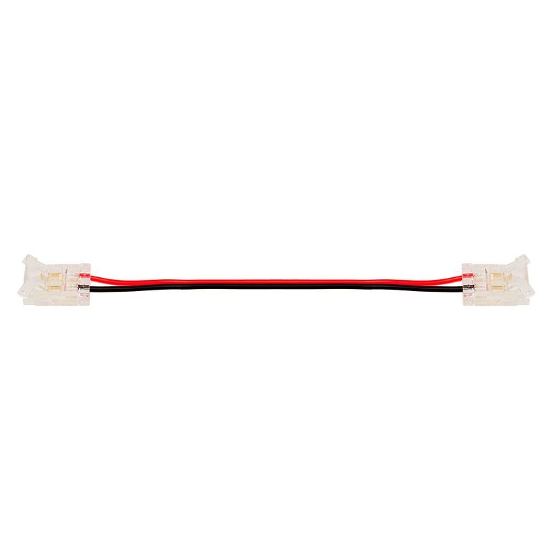 Коннектор WOLTA WLS-2PIN-10MM-MONO-2 выводной/последовательный для стабилизированной одноцветной SMD ленты 48В 120лед/м шириной 10мм. Цена за 1 шт., м WLS-2PIN-10MM-MONO-2