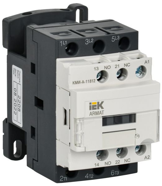 ARMAT Контактор КМИ-А-11812 LC1D 18А 24В/АС3 1NO/1NC IEK
