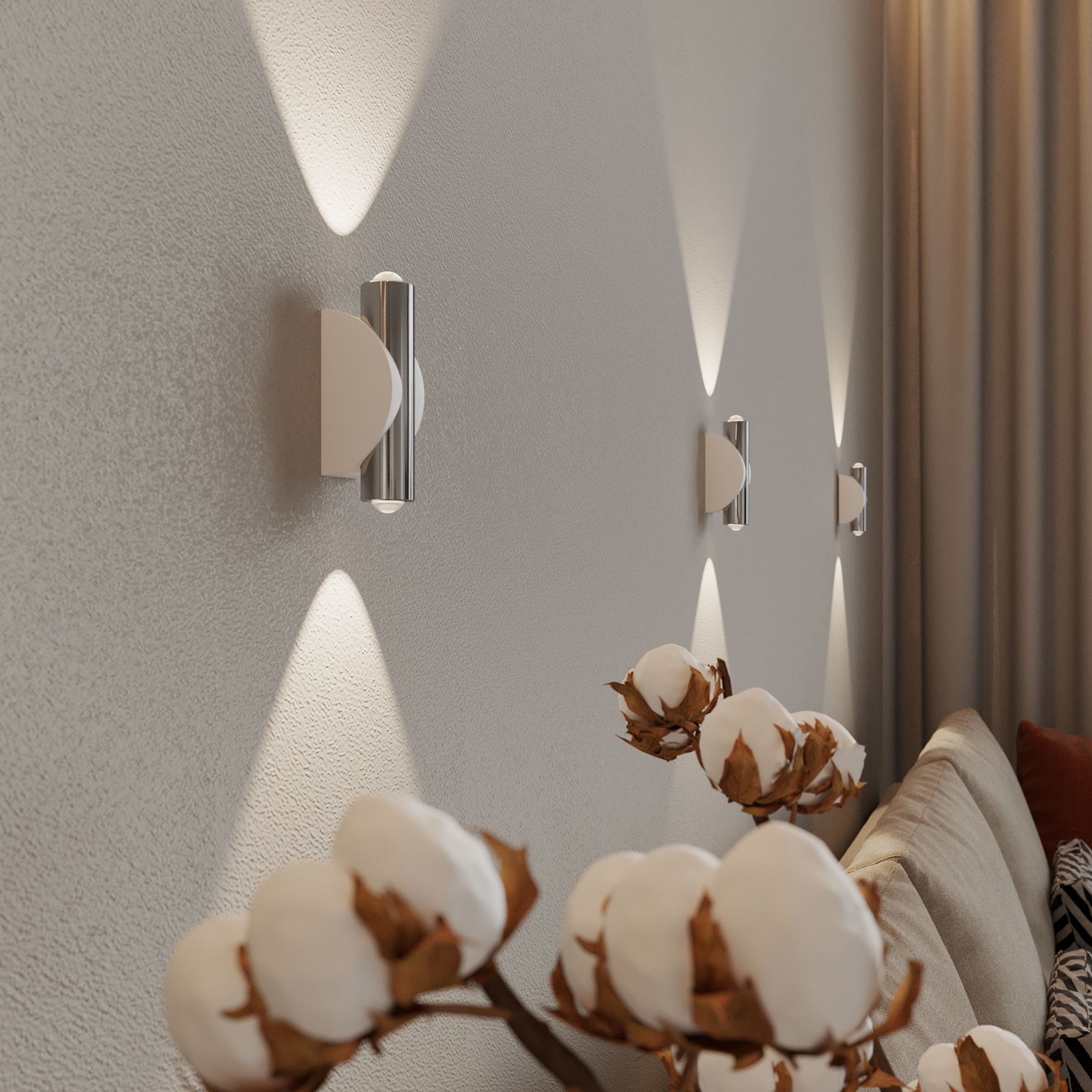 Светильник светодиодный настенный Steel LED 40109/LED белый/сталь Elektrostandard - Фото 2