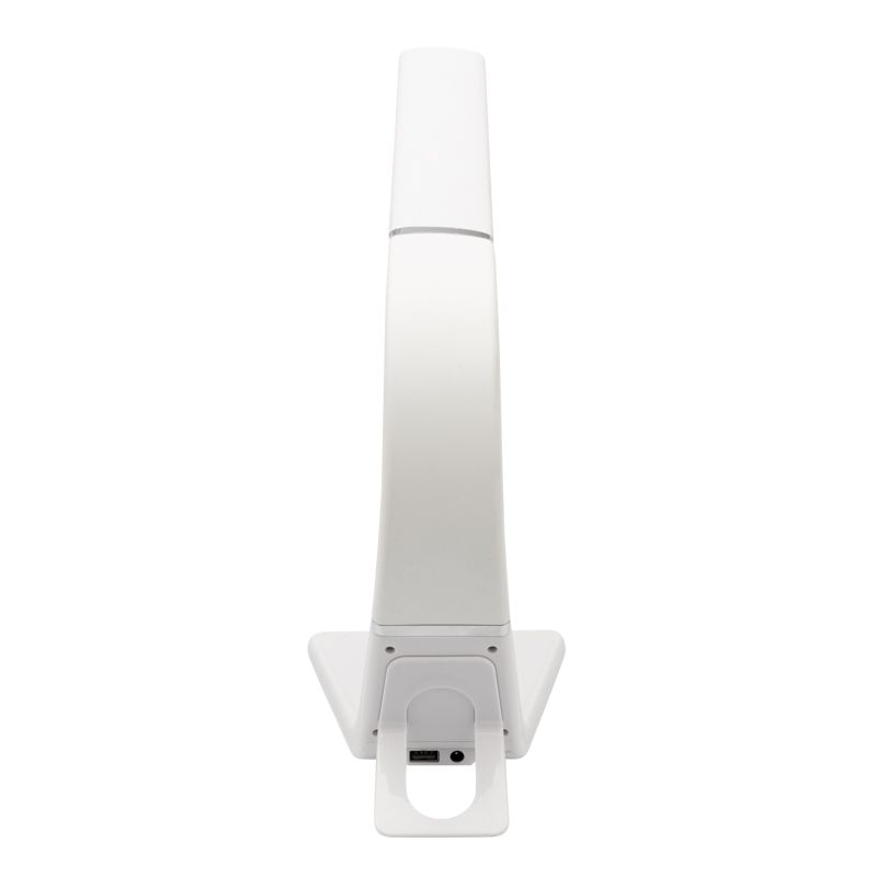Светильник настольный Cloud LED 2700-6500К, встроенная беспроводная и проводная USB-зарядка устройств, диммер, гибкий поворот REXANT - Фото 4
