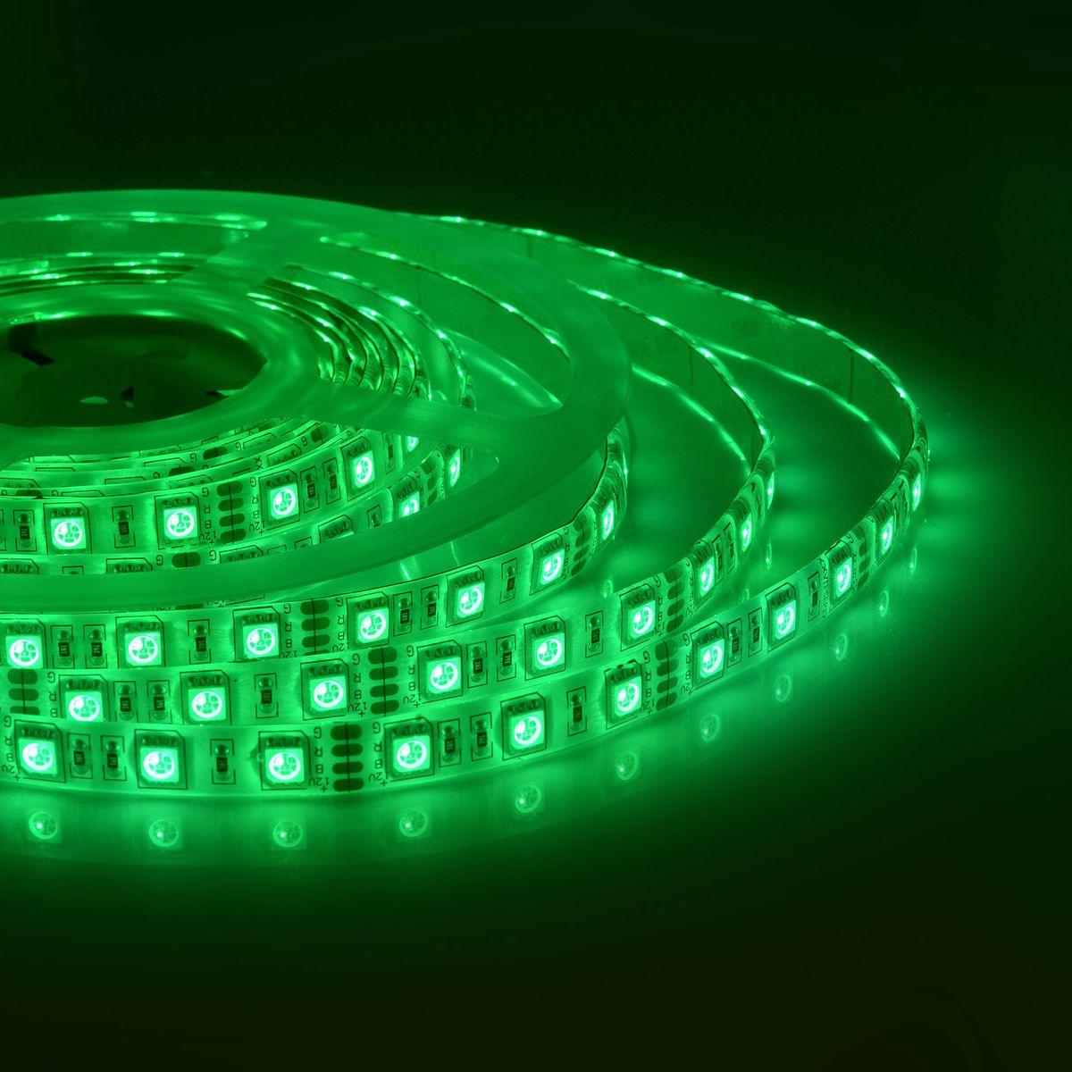Лента светодиодная СТ smd5050 60д/м 12В IP65 5м RGB Apeyron - Фото 31