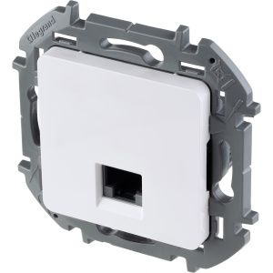Inspiria - Розетка 1хRJ-45 UTP CAT5E 8конт.(белый)