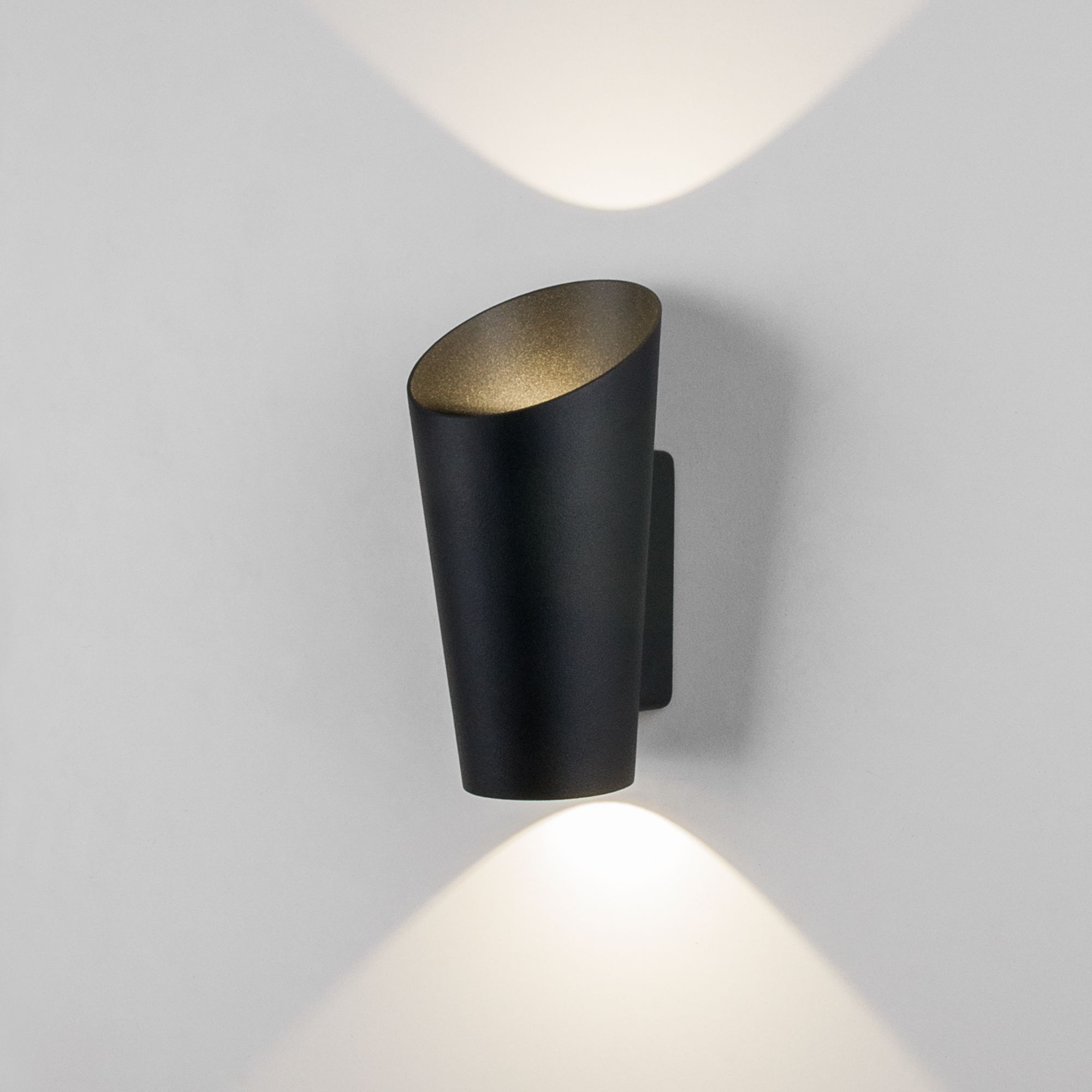 Светильник светодиодный уличный настенный Tronc IP54 1539 TECHNO LED черный Elektrostandard