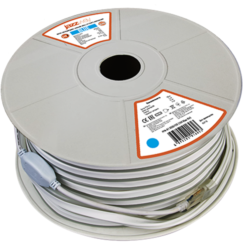 Шнур-адаптер 8A для гибкого неона PFN-01 2835 IP65 Jazzway 100м